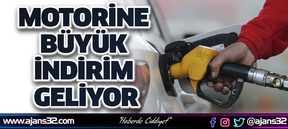 Motorine Büyük İndirim Yolda