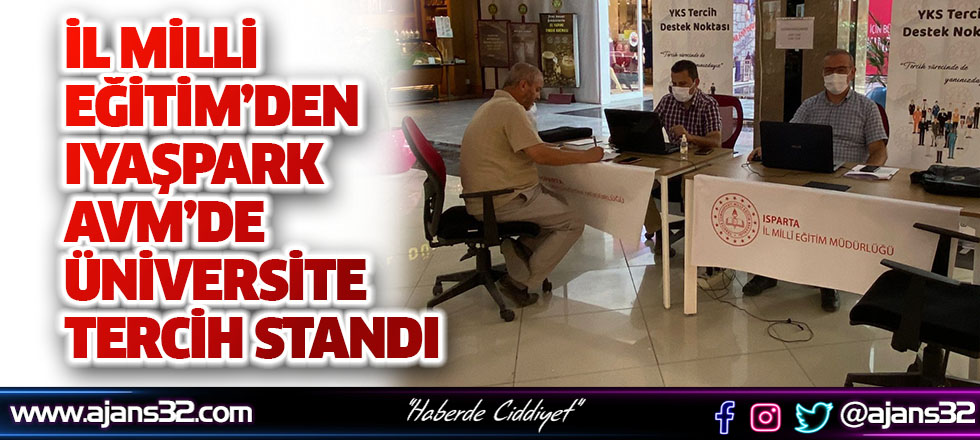 İl Milli Eğitim'den Iyaşpark AVM’de Üniversite Tercih ve Danışmanlık Standı