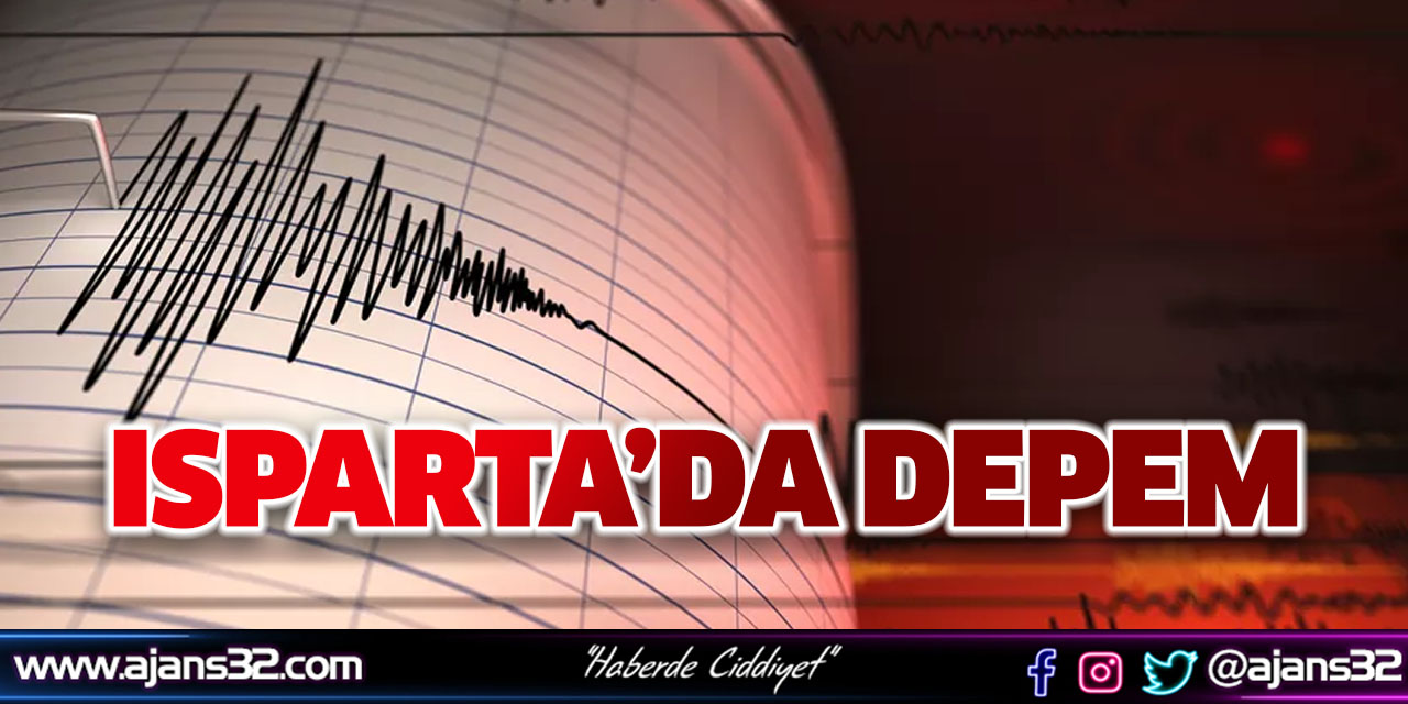 Isparta'da Deprem