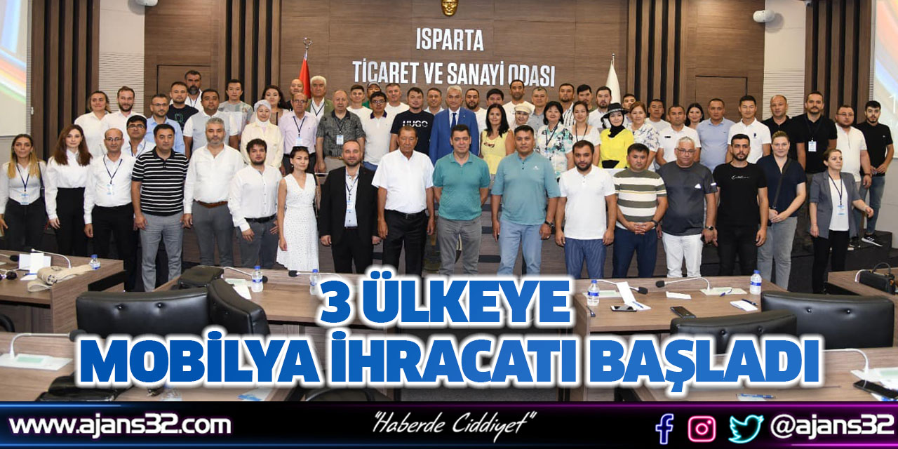 3 Ülkeye Mobilya İhracatı Başladı