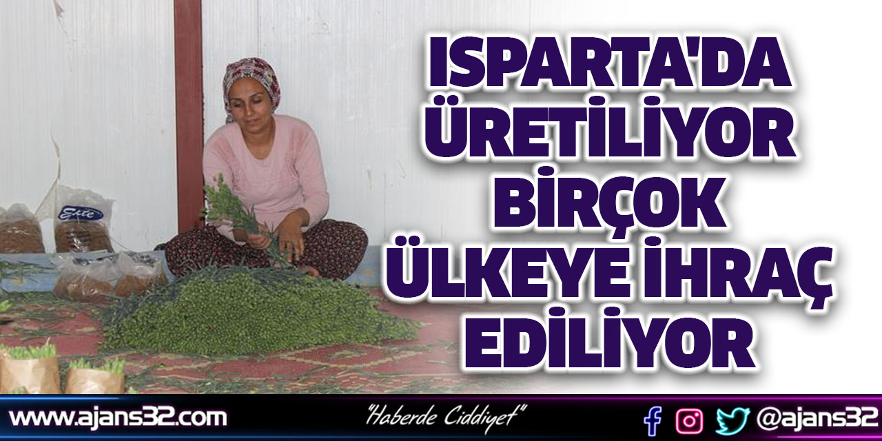 Isparta'da Üretiliyor, Birçok Ülkeye İhraç Ediliyor