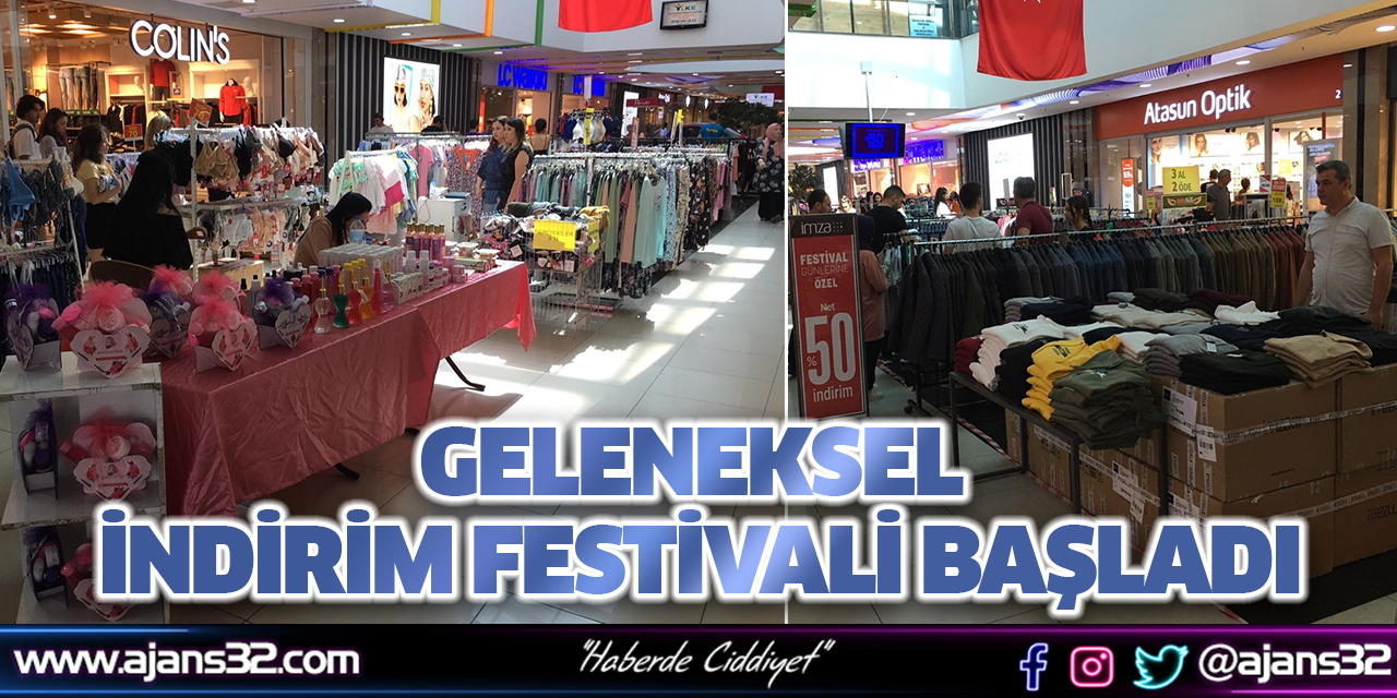 Geleneksel İndirim Festivali Başladı