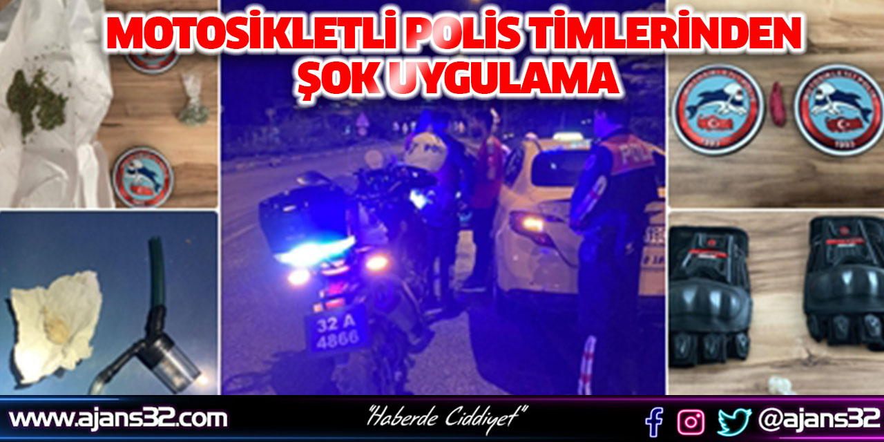 Motosikletli Polis Timlerinde Şok Uygulama