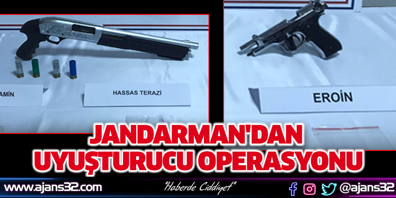 Jandarman'dan Uyuşturucu Operasyonu