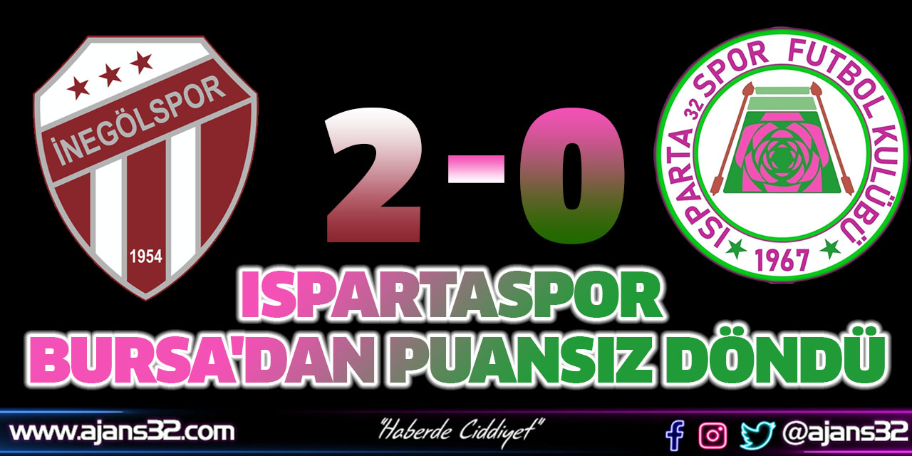 Ispartaspor Bursa'dan Puansız Döndü
