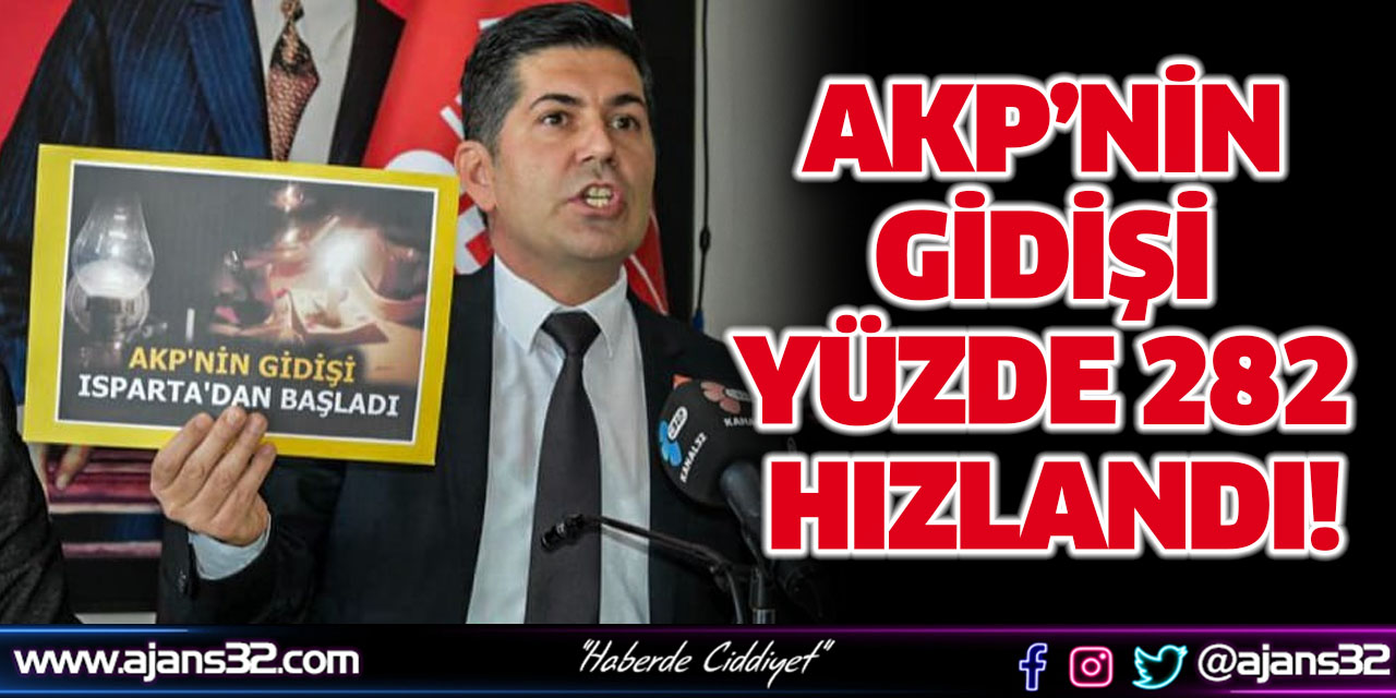 AKP’nin Gidişi Yüzde 282 Hızlandı!