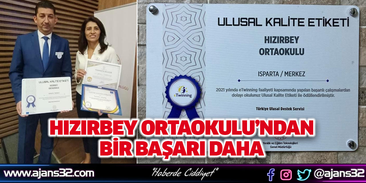 Hızırbey Ortaokulu’ndan Bir Başarı Daha