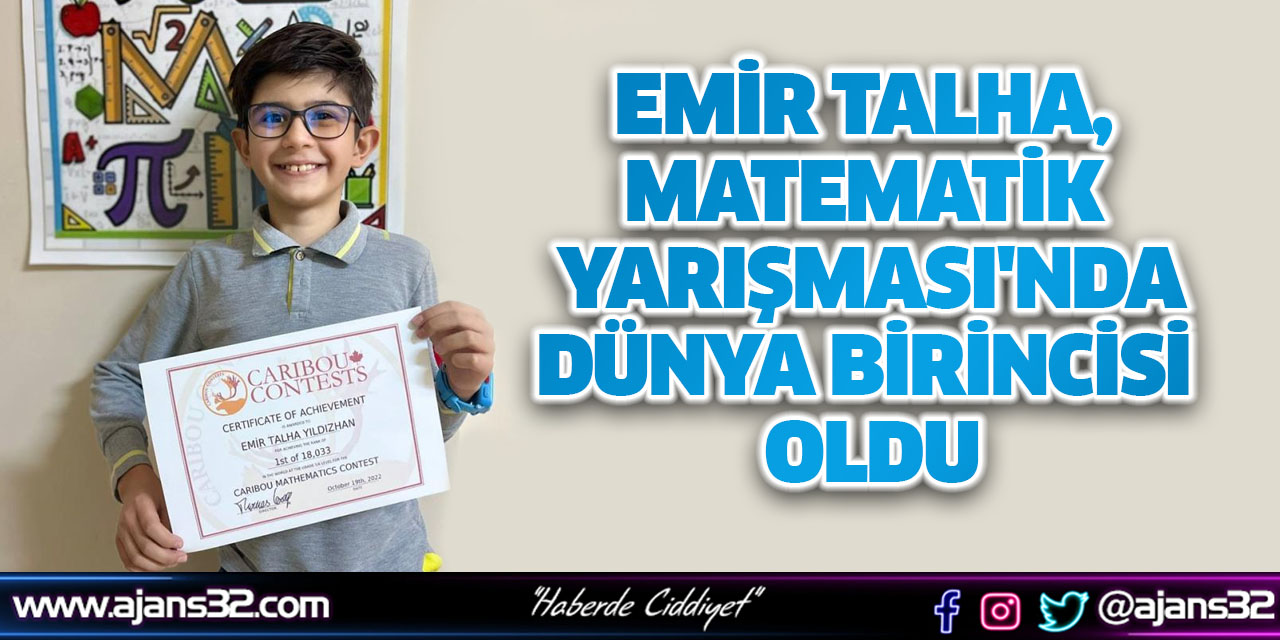 Emir Talha, Dünya Birincisi oldu