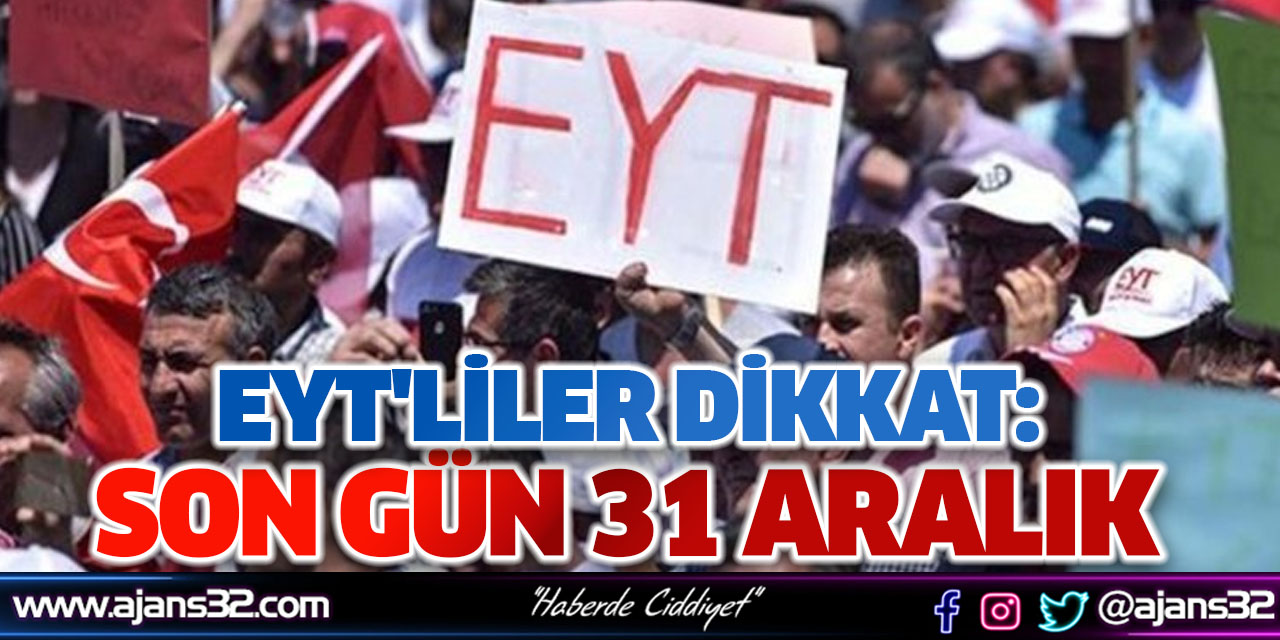 EYT'liler Dikkat: Son Gün 31 Aralık