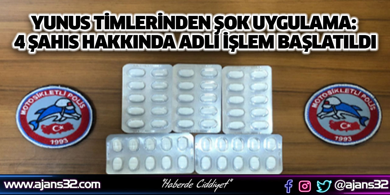 Yunus Timlerinden Şok Uygulama: 4 Şahıs Hakkında Adli İşlem Başlatıldı