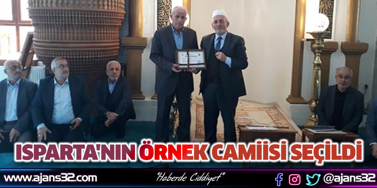 Isparta'nın Örnek Camiisi Seçildi