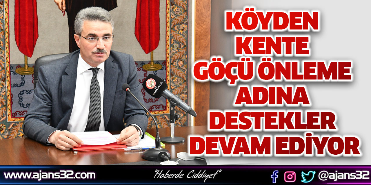 Köyden Kente Göçü Önleme Adına Destekler Devam Ediyor