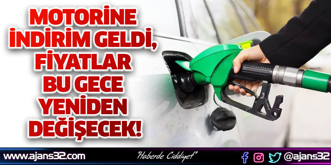 Motorine İndirim Geldi