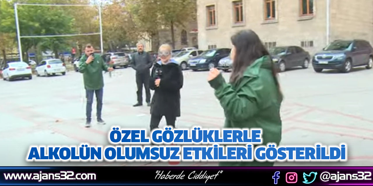 Özel Gözlüklerle Alkolün Olumsuz Etkileri Gösterildi