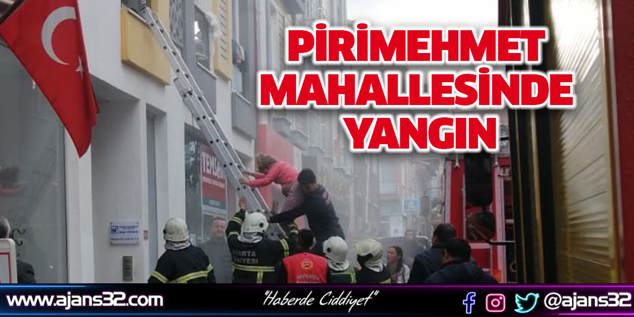 Pirimehmet Mahallesinde Yangın