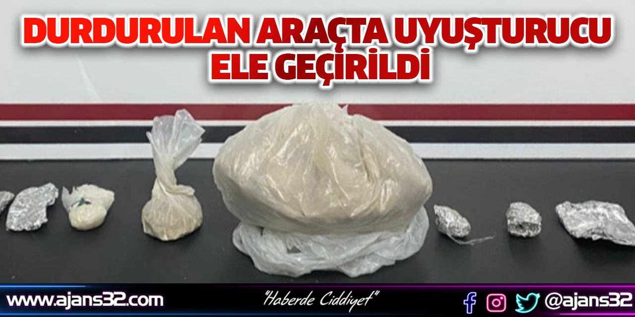 Durdurulan Araçta Uyuşturucu Ele Geçirildi