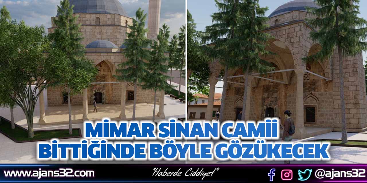 Mimar Sinan Camii Bittiğinde Böyle Gözükecek