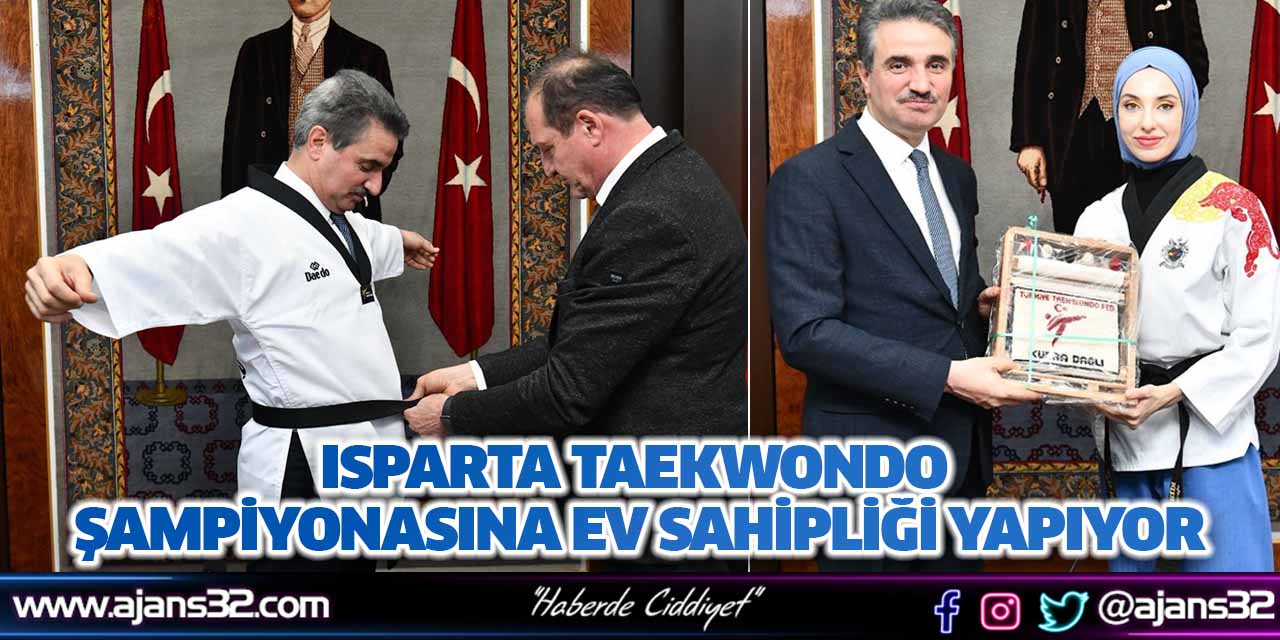 Isparta Taekwondo Şampiyonasına Ev Sahipliği Yapıyor