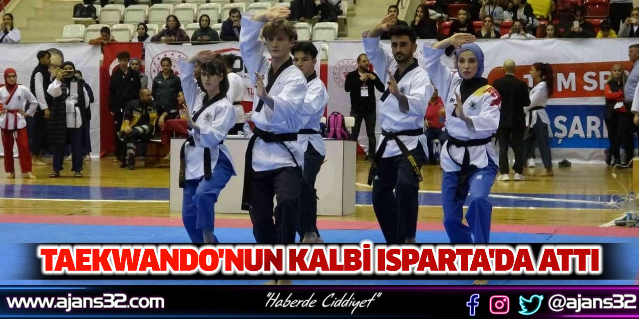 Taekwando'nun Kalbi Isparta'da Attı