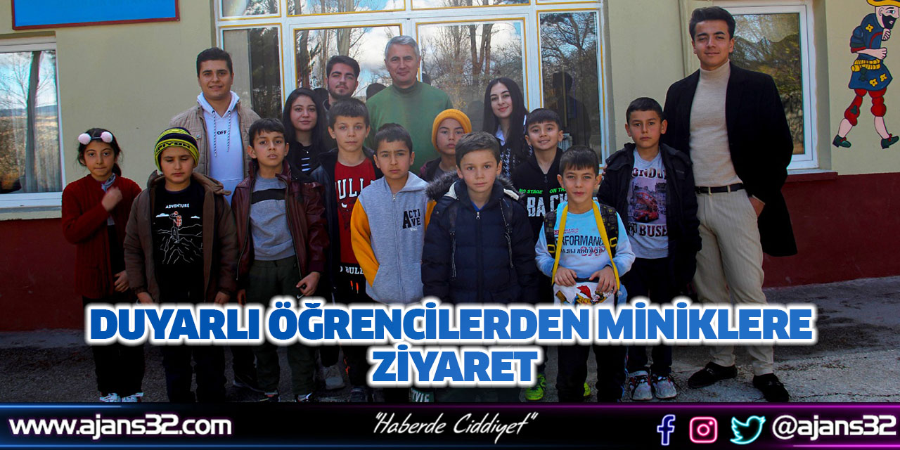 Duyarlı Öğrencilerden Miniklere Ziyaret