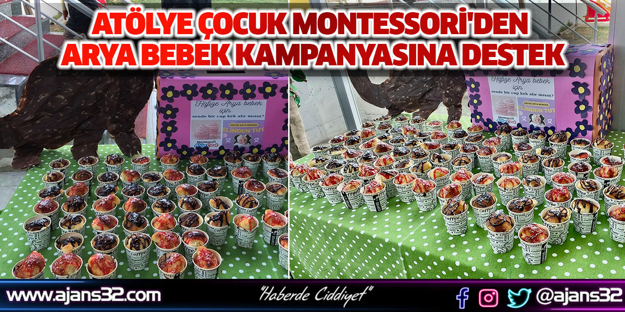 Atölye Çocuk Montessori'den Arya Bebek Kampanyasına Destek