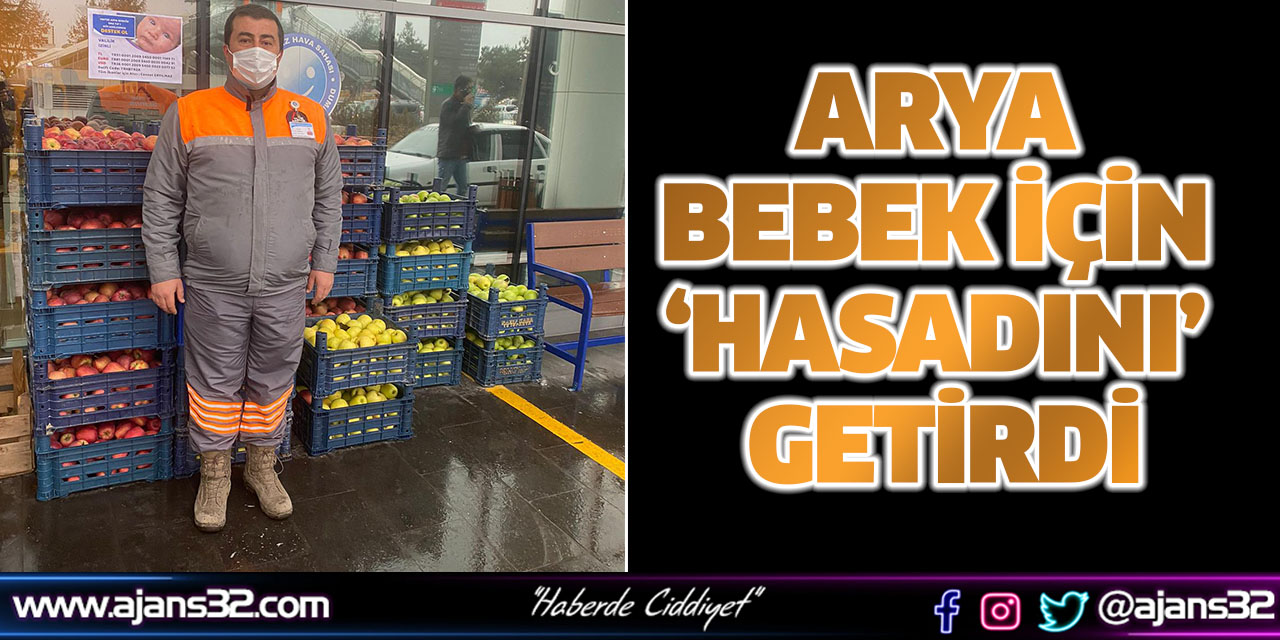 Arya Bebek İçin ‘Hasadını’ Getirdi