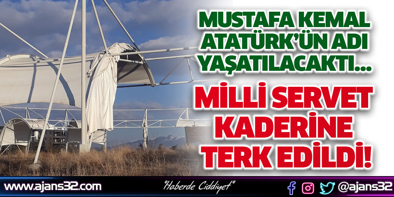 Milli Servet Kaderine Terk Edildi!