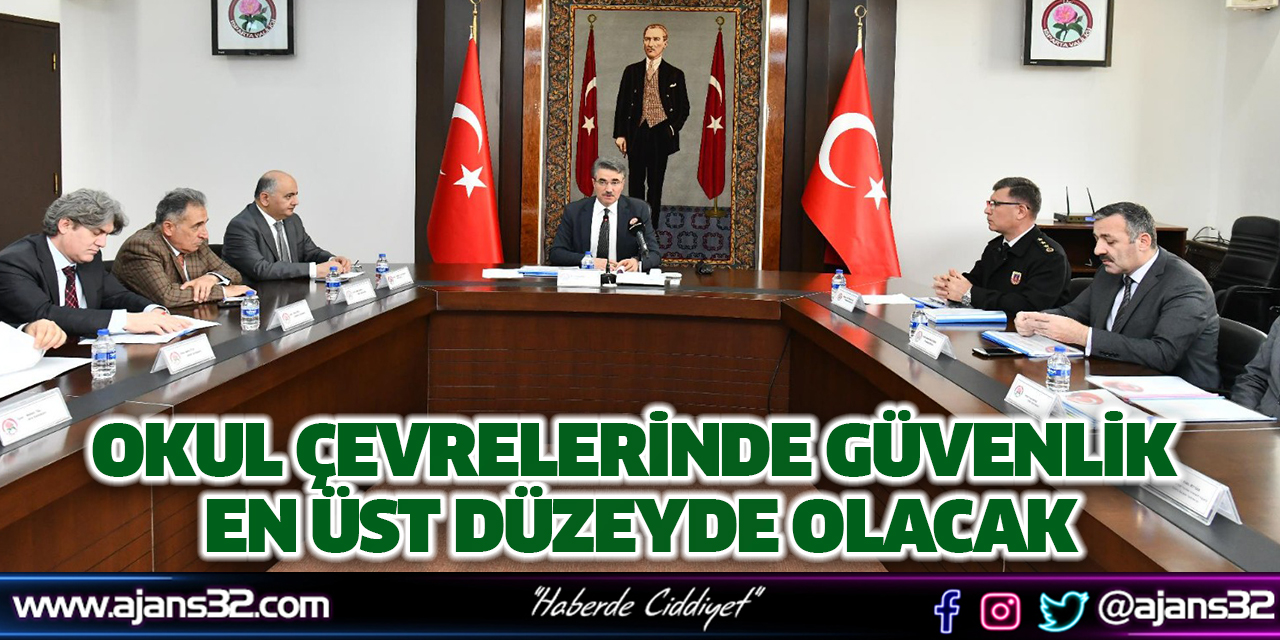 Okul Çevrelerinde Güvenlik En Üst Düzeyde Olacak