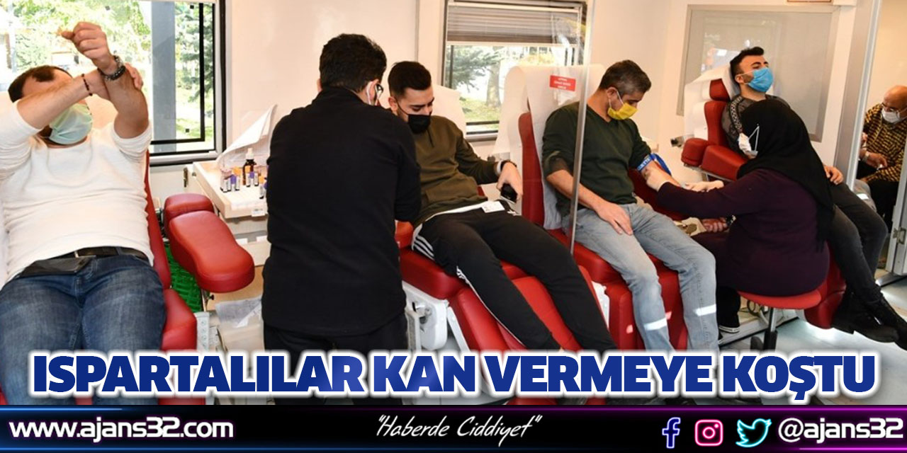 Ispartalılar Kan Vermeye Koştu