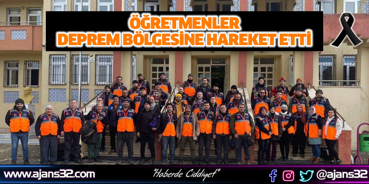 Öğretmenler Deprem Bölgesine Hareket Etti