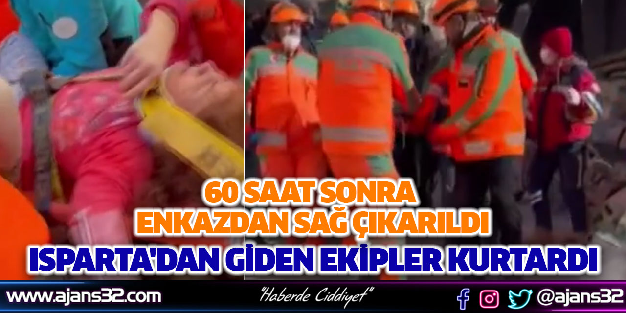 Isparta'dan Giden Ekipler Kurtardı