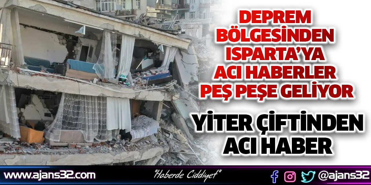 Yiter Çiftinden Acı Haber