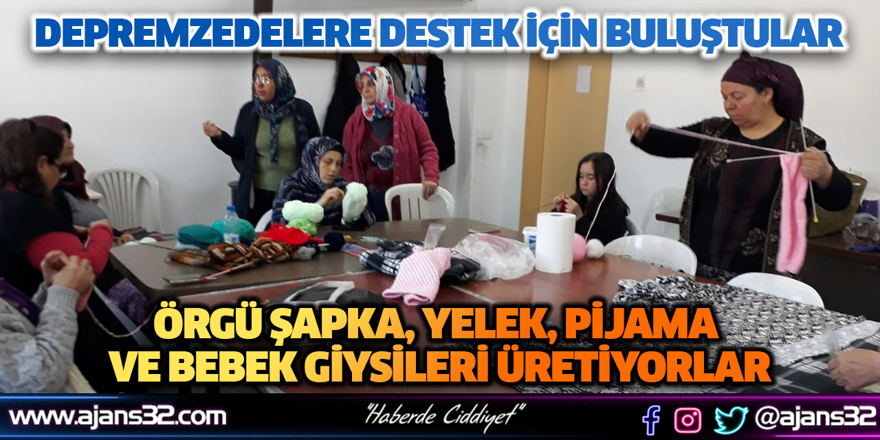 Depremzedelere Destek İçin Buluştular