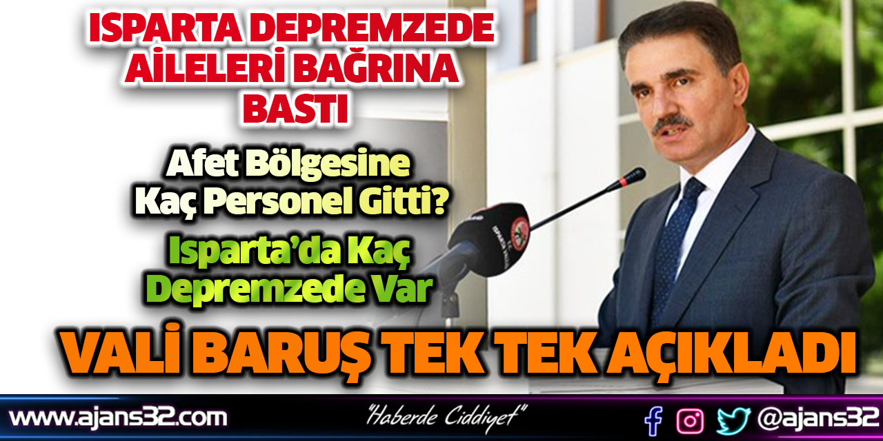 Isparta Depremzede Aileleri Bağrına Bastı