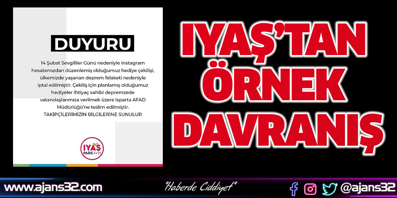 IYAŞTAN Örnek Davranış