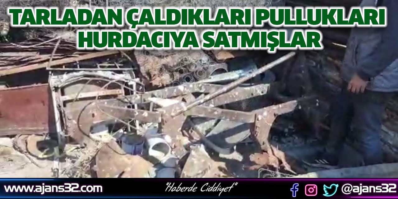 Çaldıkları Pullukları Hurdacıya Satmışlar