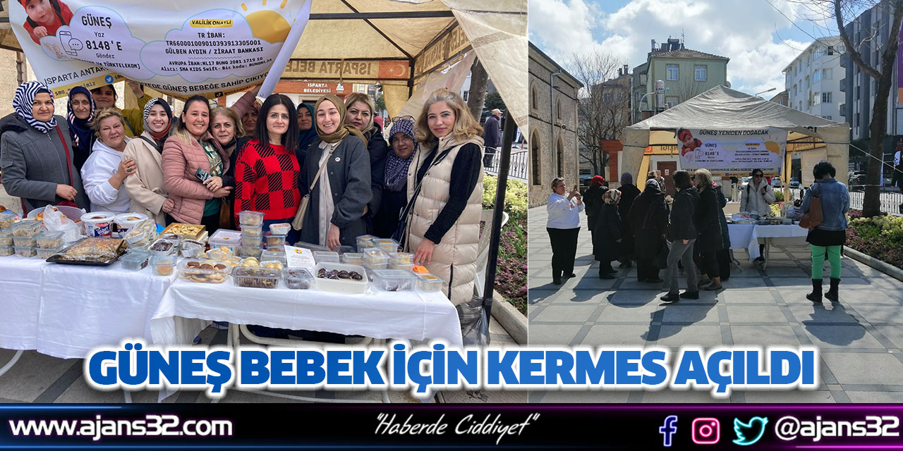 Güneş Bebek İçin Kermes Açıldı