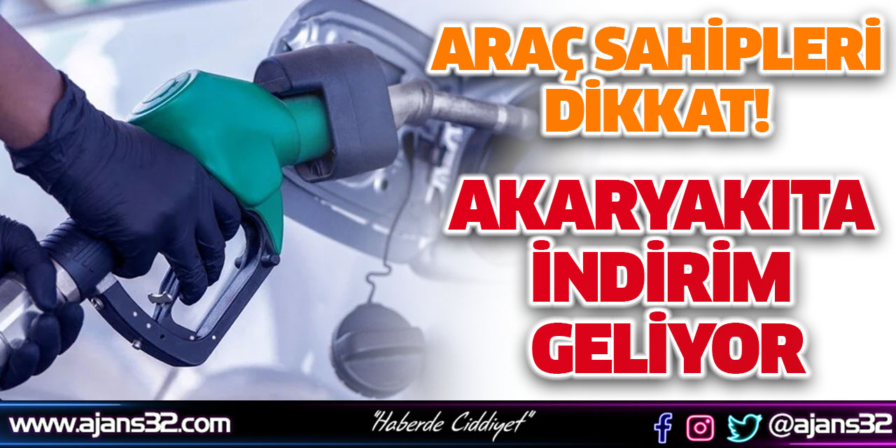 Benzine İndirim Geliyor!