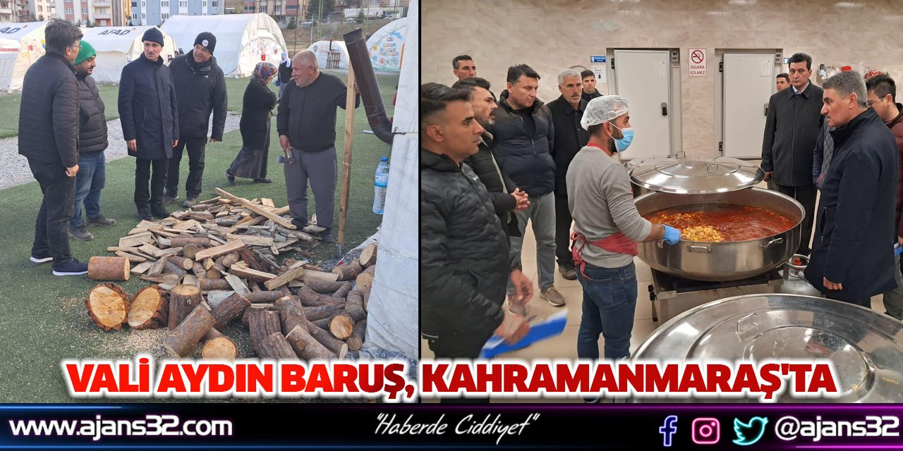 Vali Aydın Baruş, Kahramanmaraş'ta