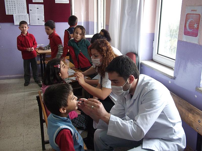 Kuleönü İ.Ö. Okulu'nda Diş Sağlığı Taraması Yapıldı