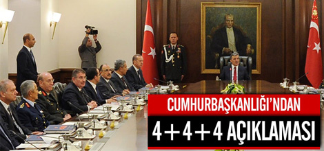 Cumhurbaşkanlığı'ndan 4+4+4 Açıklaması