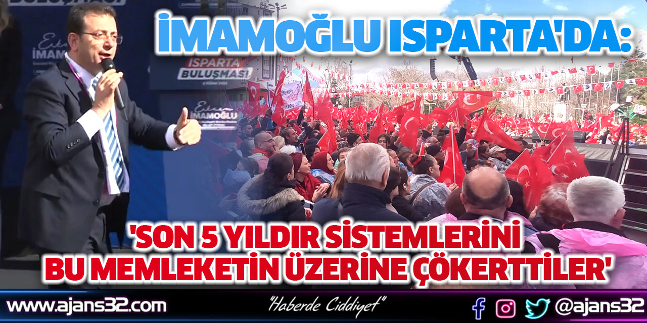 'Son 5 Yıldır Sistemlerini Bu Memleketin Üzerine Çökerttiler'