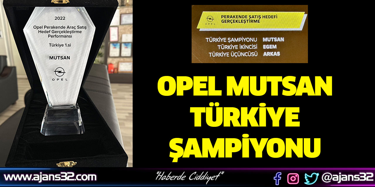 Opel Mutsan Türkiye Şampiyonu