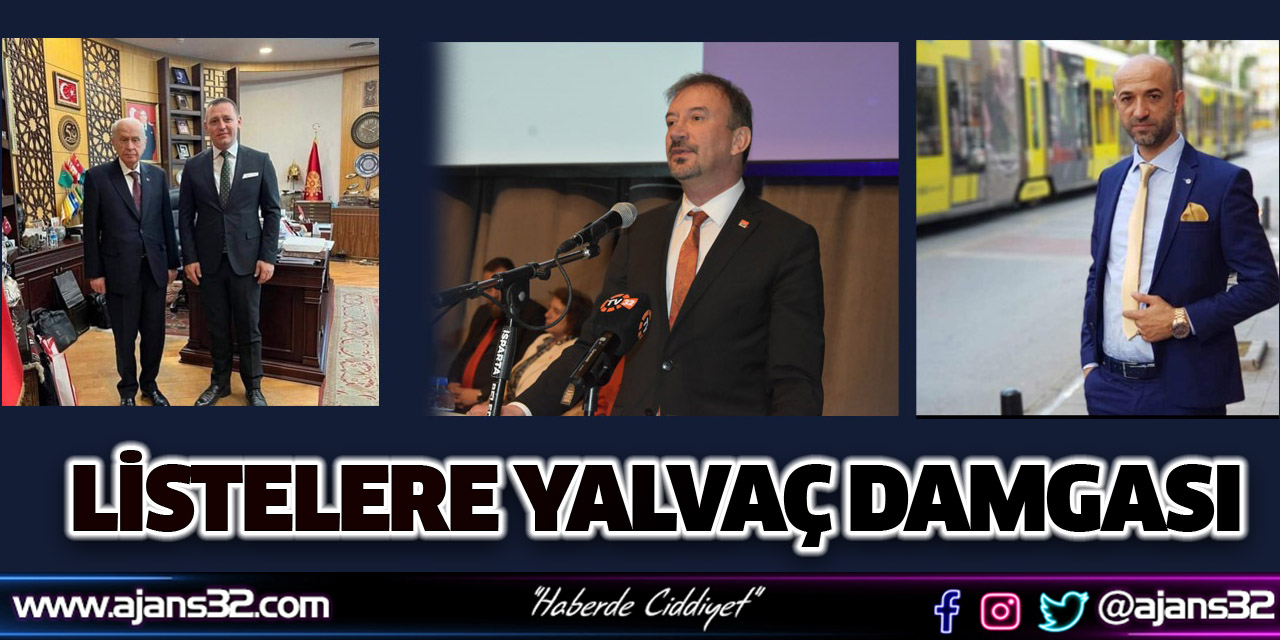 Listelere Yalvaç Damgası