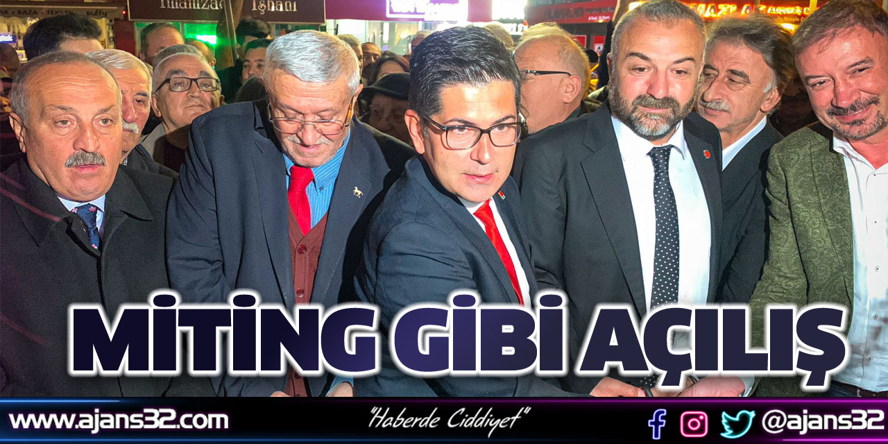 Miting Gibi Açılış