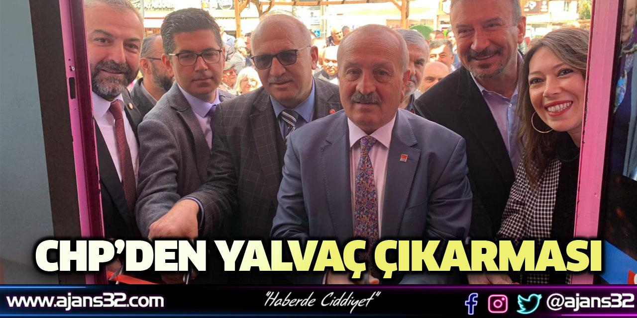 CHP'den Yalvaç Çıkarması