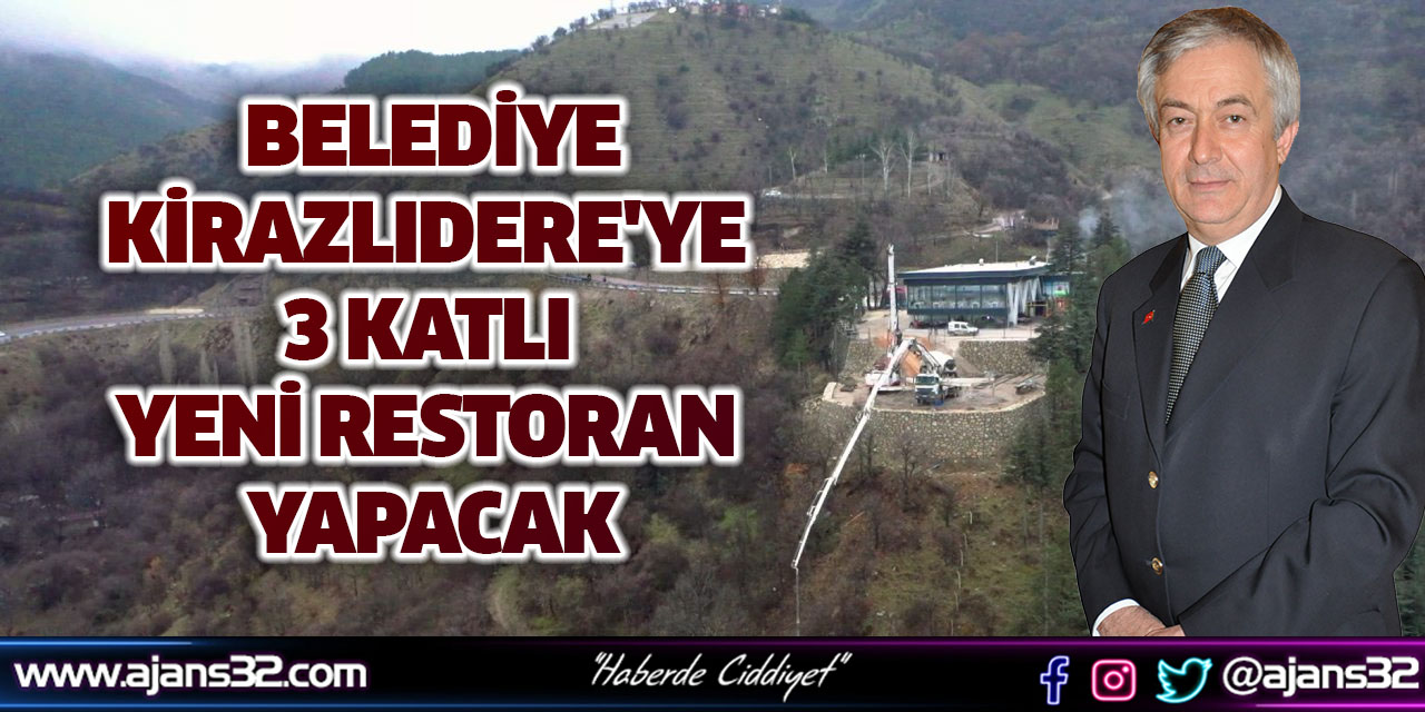 Belediye Kirazlıdere'ye Yeni Restoran Yapacak