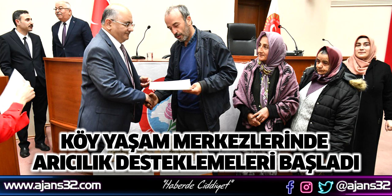 Köy Yaşam Merkezlerinde Arıcılık Desteklemeleri Başladı