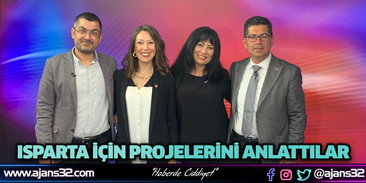 Isparta İçin Projelerini Anlattılar