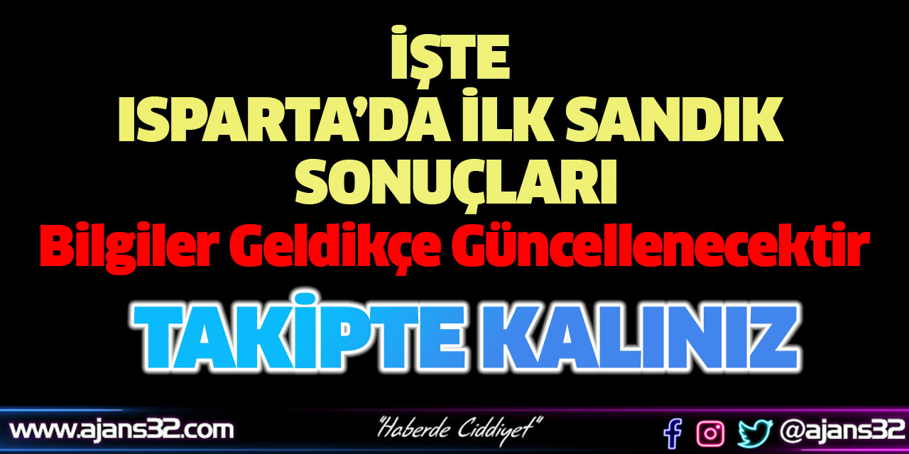 Canlı Sandık Sonuçları